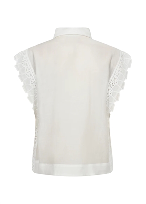 Molly skjorte top Bright White Copenhagen Muse 